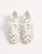 Valentino Royco Sneaker In Nappa Calfskin With Cherryfic Pattern - Image 5